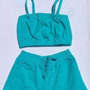 Aqua 3pc Acrive Short Set